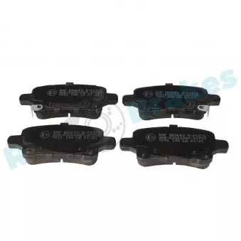 Jeu de 4 plaquettes de frein arrière RAP BRAKES R-P1570