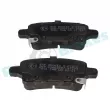Jeu de 4 plaquettes de frein arrière RAP BRAKES R-P1570 - Visuel 3