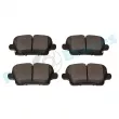 Jeu de 4 plaquettes de frein arrière RAP BRAKES R-P1571 - Visuel 3