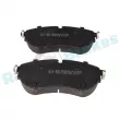 Jeu de 4 plaquettes de frein avant RAP BRAKES R-P1572 - Visuel 2