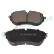 Jeu de 4 plaquettes de frein avant RAP BRAKES R-P1572 - Visuel 3