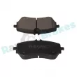 Jeu de 4 plaquettes de frein arrière RAP BRAKES R-P1573 - Visuel 3