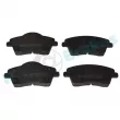 Jeu de 4 plaquettes de frein avant RAP BRAKES R-P1574 - Visuel 1