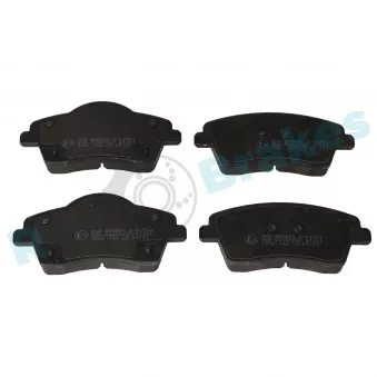 Jeu de 4 plaquettes de frein avant RAP BRAKES R-P1574