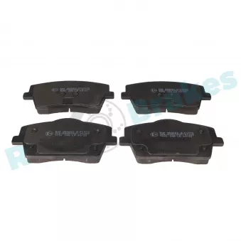 Jeu de 4 plaquettes de frein avant RAP BRAKES R-P1575