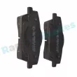 Jeu de 4 plaquettes de frein avant RAP BRAKES R-P1575 - Visuel 2