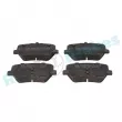 Jeu de 4 plaquettes de frein arrière RAP BRAKES R-P1576 - Visuel 1