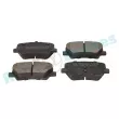 Jeu de 4 plaquettes de frein arrière RAP BRAKES R-P1576 - Visuel 2