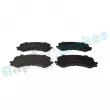 Jeu de 4 plaquettes de frein avant RAP BRAKES R-P1577 - Visuel 1