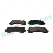 Jeu de 4 plaquettes de frein avant RAP BRAKES R-P1577 - Visuel 2