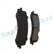 Jeu de 4 plaquettes de frein avant RAP BRAKES R-P1577 - Visuel 3