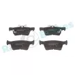 Jeu de 4 plaquettes de frein arrière RAP BRAKES R-P1578 - Visuel 1