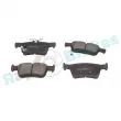 Jeu de 4 plaquettes de frein arrière RAP BRAKES R-P1578 - Visuel 2