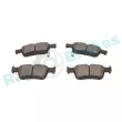 Jeu de 4 plaquettes de frein arrière RAP BRAKES R-P1578 - Visuel 3