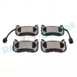 Jeu de 4 plaquettes de frein avant RAP BRAKES R-P1579 - Visuel 1