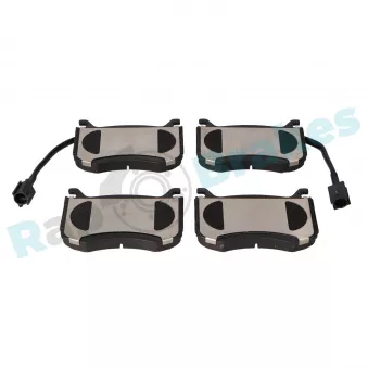 Jeu de 4 plaquettes de frein avant RAP BRAKES R-P1579
