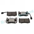 Jeu de 4 plaquettes de frein avant RAP BRAKES R-P1579 - Visuel 2