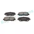 Jeu de 4 plaquettes de frein avant RAP BRAKES R-P1581 - Visuel 1