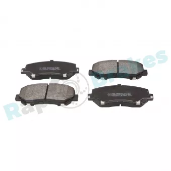 Jeu de 4 plaquettes de frein avant RAP BRAKES R-P1581