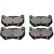 Jeu de 4 plaquettes de frein avant RAP BRAKES R-P1582 - Visuel 1