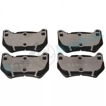 Jeu de 4 plaquettes de frein avant RAP BRAKES R-P1582