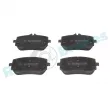 Jeu de 4 plaquettes de frein avant RAP BRAKES R-P1583 - Visuel 1