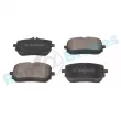 Jeu de 4 plaquettes de frein avant RAP BRAKES R-P1583 - Visuel 2