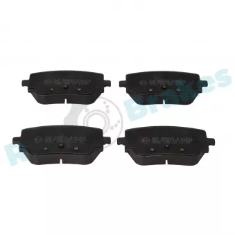 Jeu de 4 plaquettes de frein arrière RAP BRAKES R-P1584