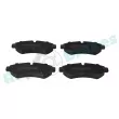 Jeu de 4 plaquettes de frein arrière RAP BRAKES R-P1585 - Visuel 1