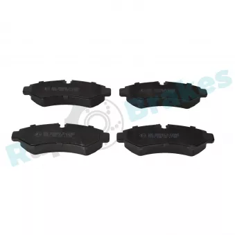 Jeu de 4 plaquettes de frein arrière RAP BRAKES R-P1585
