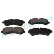 Jeu de 4 plaquettes de frein arrière RAP BRAKES R-P1586 - Visuel 1