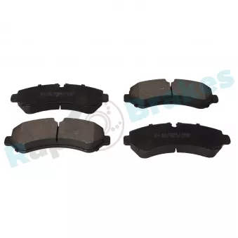 Jeu de 4 plaquettes de frein arrière RAP BRAKES R-P1586
