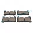 Jeu de 4 plaquettes de frein avant RAP BRAKES R-P1587 - Visuel 3
