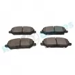 Jeu de 4 plaquettes de frein avant RAP BRAKES R-P1589 - Visuel 3