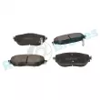 Jeu de 4 plaquettes de frein avant RAP BRAKES R-P1593 - Visuel 2