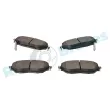 Jeu de 4 plaquettes de frein avant RAP BRAKES R-P1593 - Visuel 3