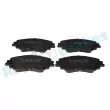 Jeu de 4 plaquettes de frein avant RAP BRAKES R-P1594 - Visuel 1