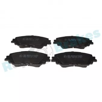 Jeu de 4 plaquettes de frein avant RAP BRAKES R-P1594