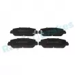 Jeu de 4 plaquettes de frein avant RAP BRAKES R-P1595 - Visuel 1