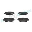 Jeu de 4 plaquettes de frein arrière RAP BRAKES R-P1596 - Visuel 1