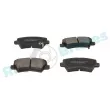 Jeu de 4 plaquettes de frein arrière RAP BRAKES R-P1596 - Visuel 2