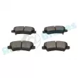 Jeu de 4 plaquettes de frein arrière RAP BRAKES R-P1596 - Visuel 3