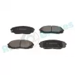 Jeu de 4 plaquettes de frein avant RAP BRAKES R-P1597 - Visuel 2