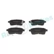 Jeu de 4 plaquettes de frein avant RAP BRAKES R-P1598 - Visuel 1