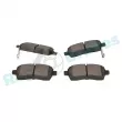 Jeu de 4 plaquettes de frein avant RAP BRAKES R-P1598 - Visuel 3