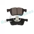 Jeu de 4 plaquettes de frein avant RAP BRAKES R-P1599 - Visuel 3