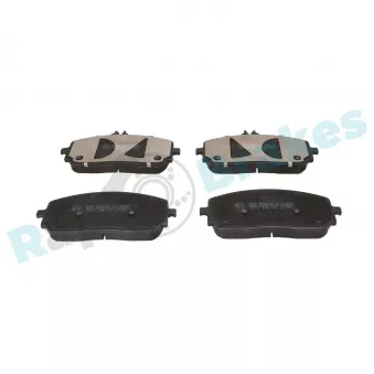 Jeu de 4 plaquettes de frein avant RAP BRAKES R-P1600