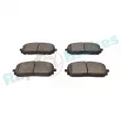 Jeu de 4 plaquettes de frein avant RAP BRAKES R-P1600 - Visuel 3
