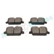 Jeu de 4 plaquettes de frein arrière RAP BRAKES R-P1601 - Visuel 3