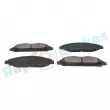 Jeu de 4 plaquettes de frein avant RAP BRAKES R-P1603 - Visuel 2